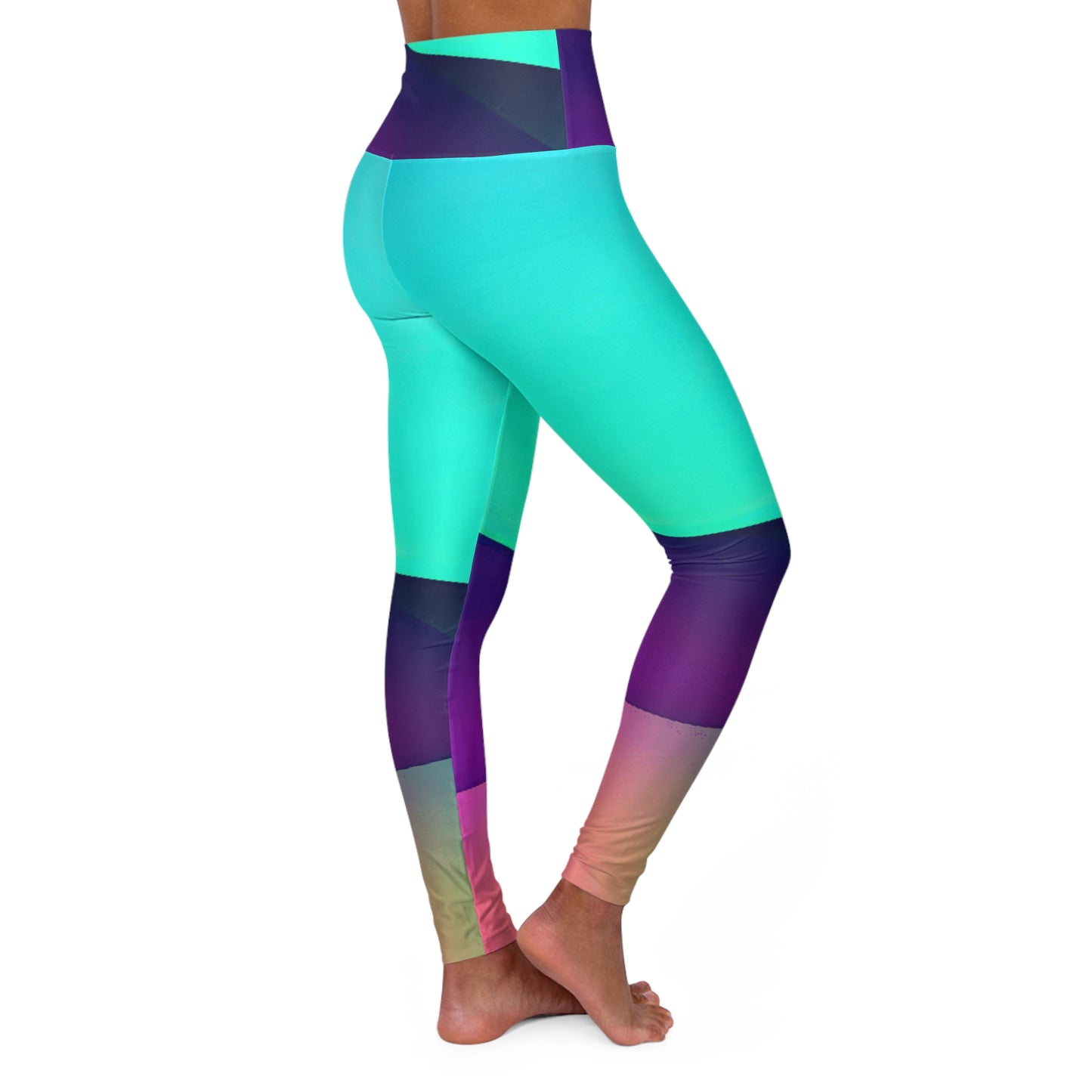 High Waisted Leggings - Retro Ripper