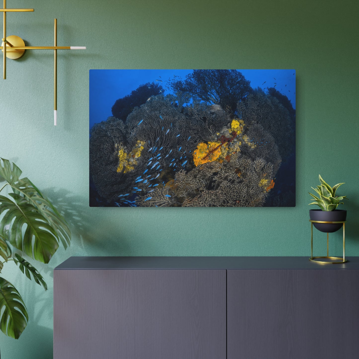 "Fish Flow" - Metal Print