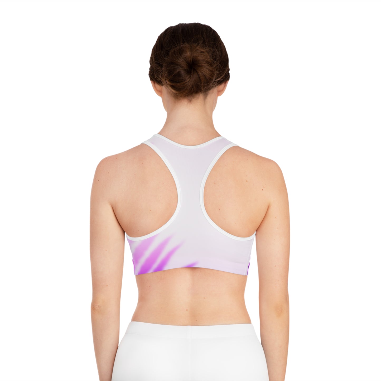 Sports Bra - Purple Palm