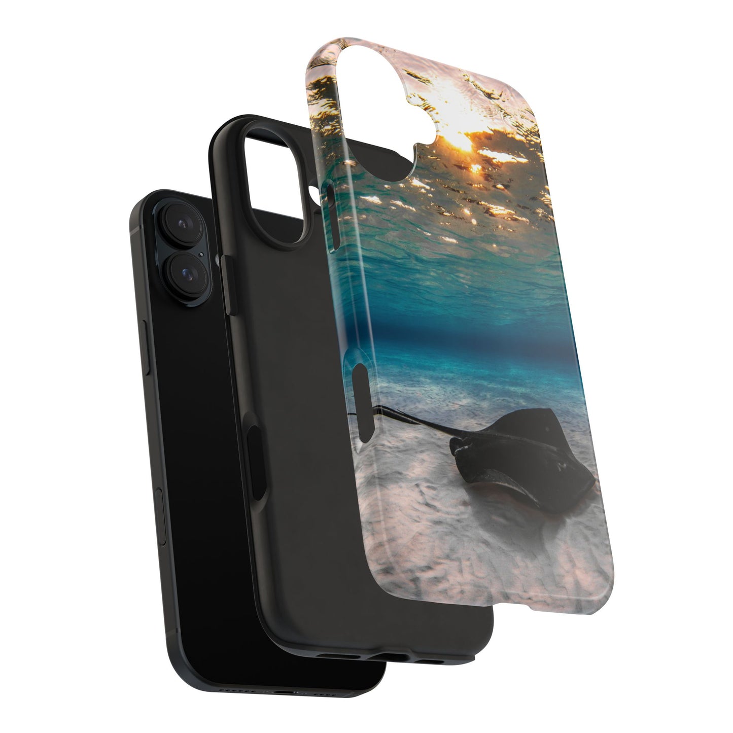 Tough Phone Cases - Stingray Sunrise