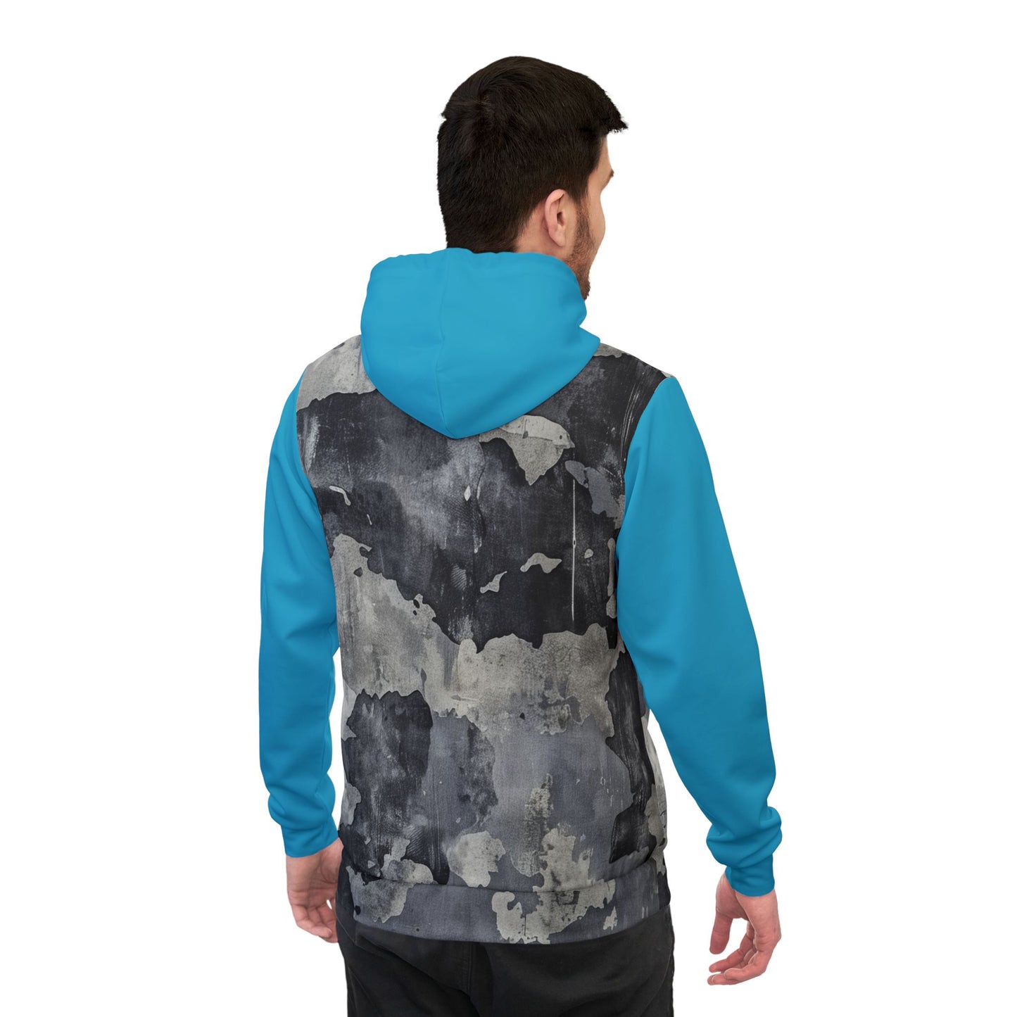 Hoodie | Grey & Blue | Branded