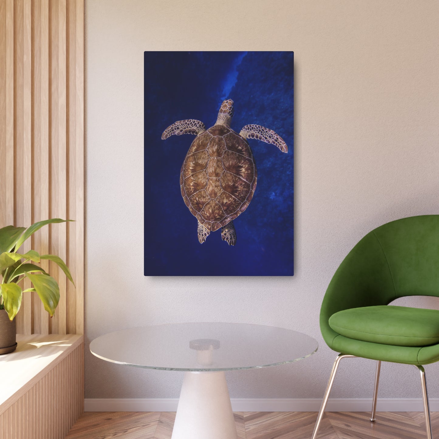 "Shiny Shell" Metal Print