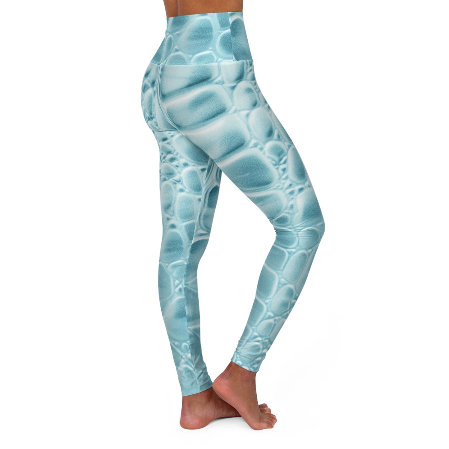 High Waisted Leggings - Scales