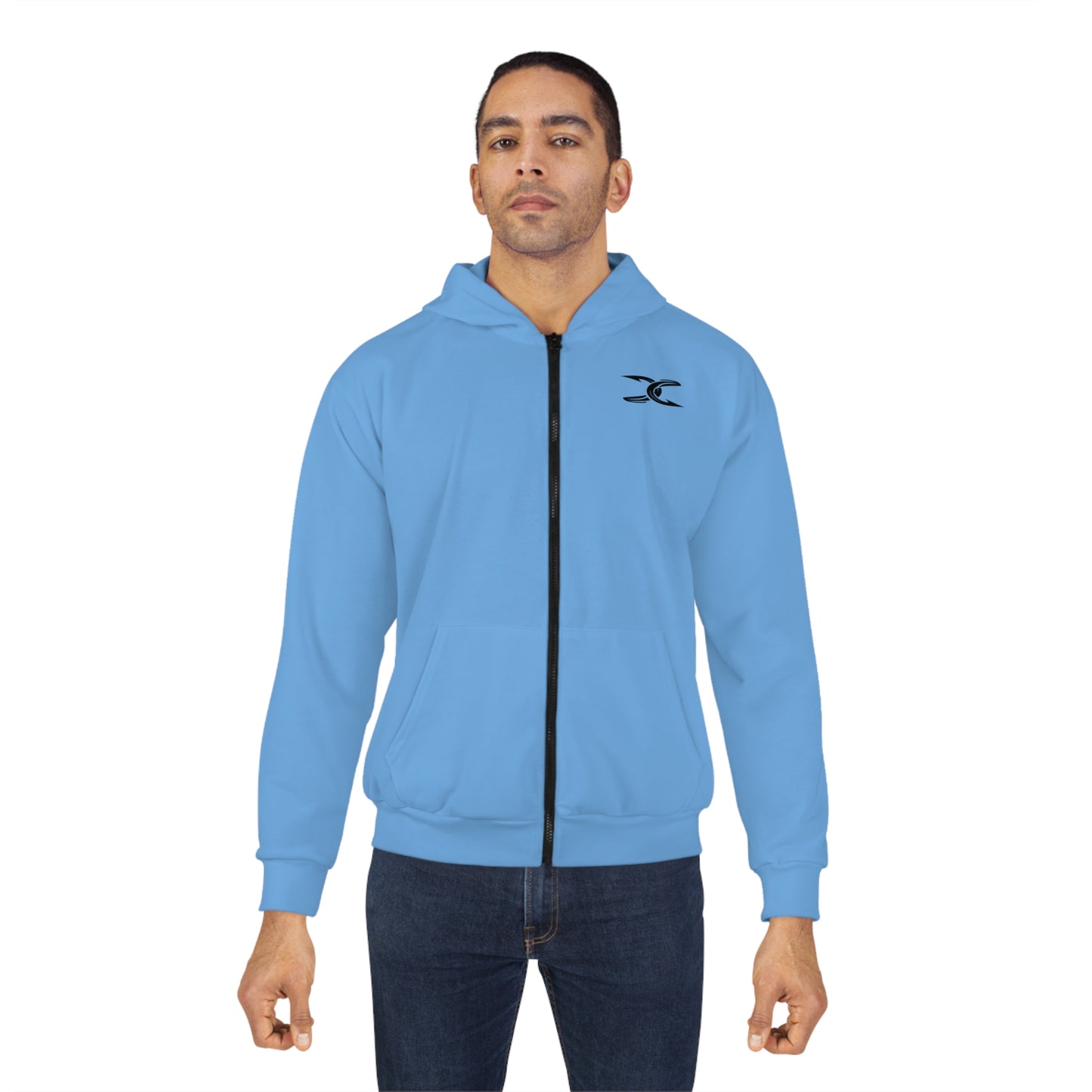 Hoodie - Blue - Branded