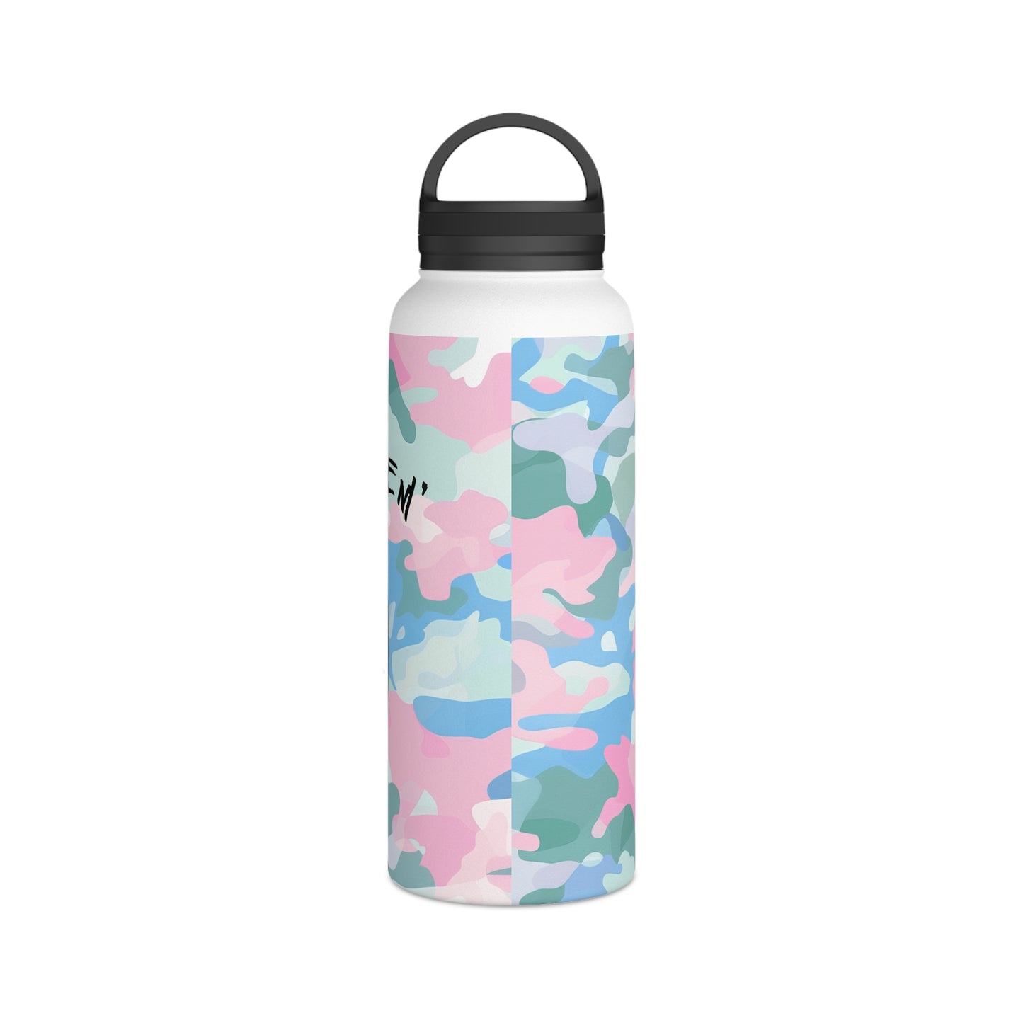 Copy of Colorful Marble Stainless Steel Water Bottle with Handle Lid
