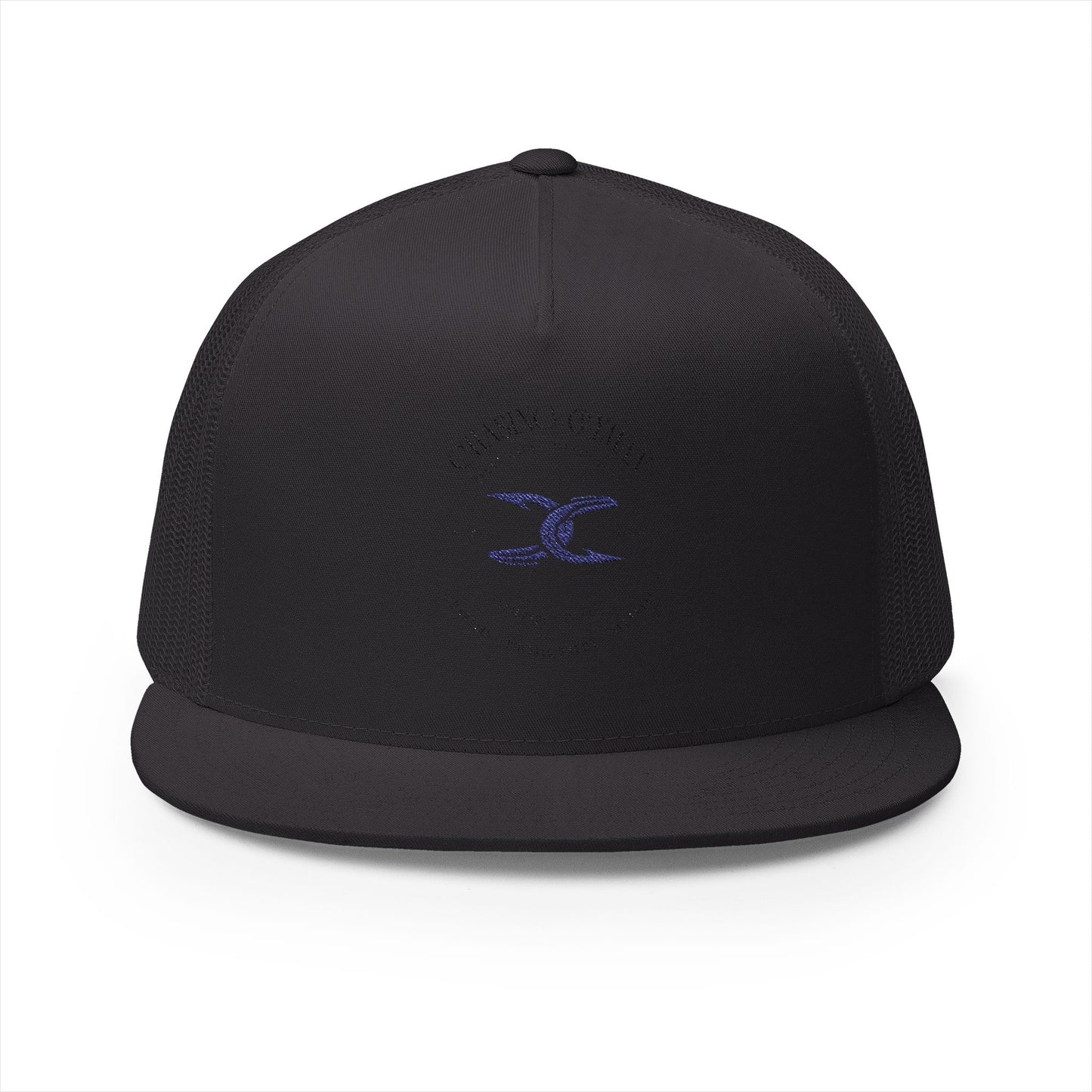 Copy of Copy of Embroidered 5 Panel Trucker Cap - Stylish Green & White Cap for Outdoor Fun