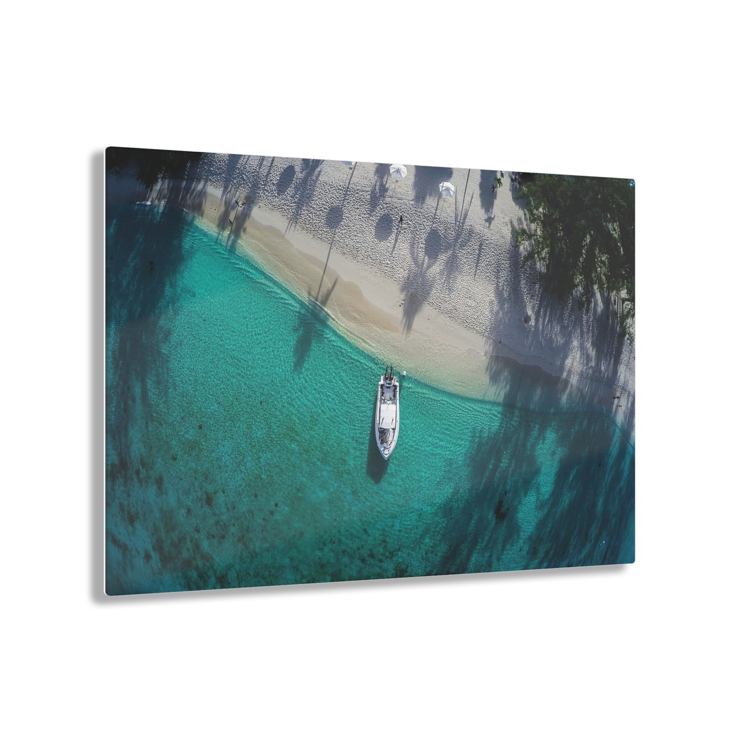 Acrylic Wall Art - True Island Style Boat to Beach Service