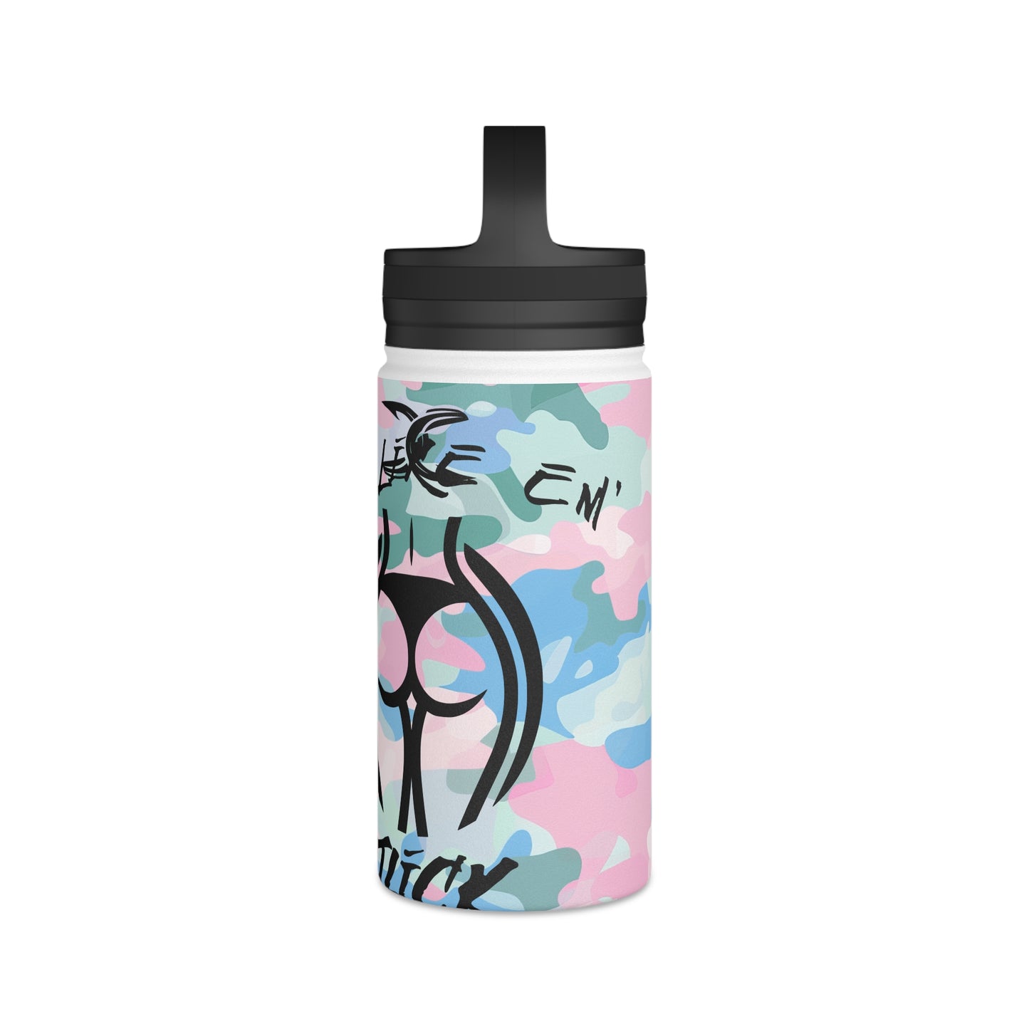 Copy of Colorful Marble Stainless Steel Water Bottle with Handle Lid