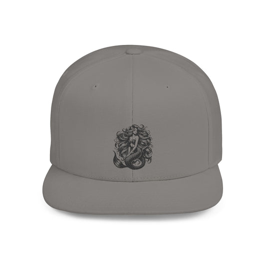 Flat Bill Snapback - Mermaid Baddie