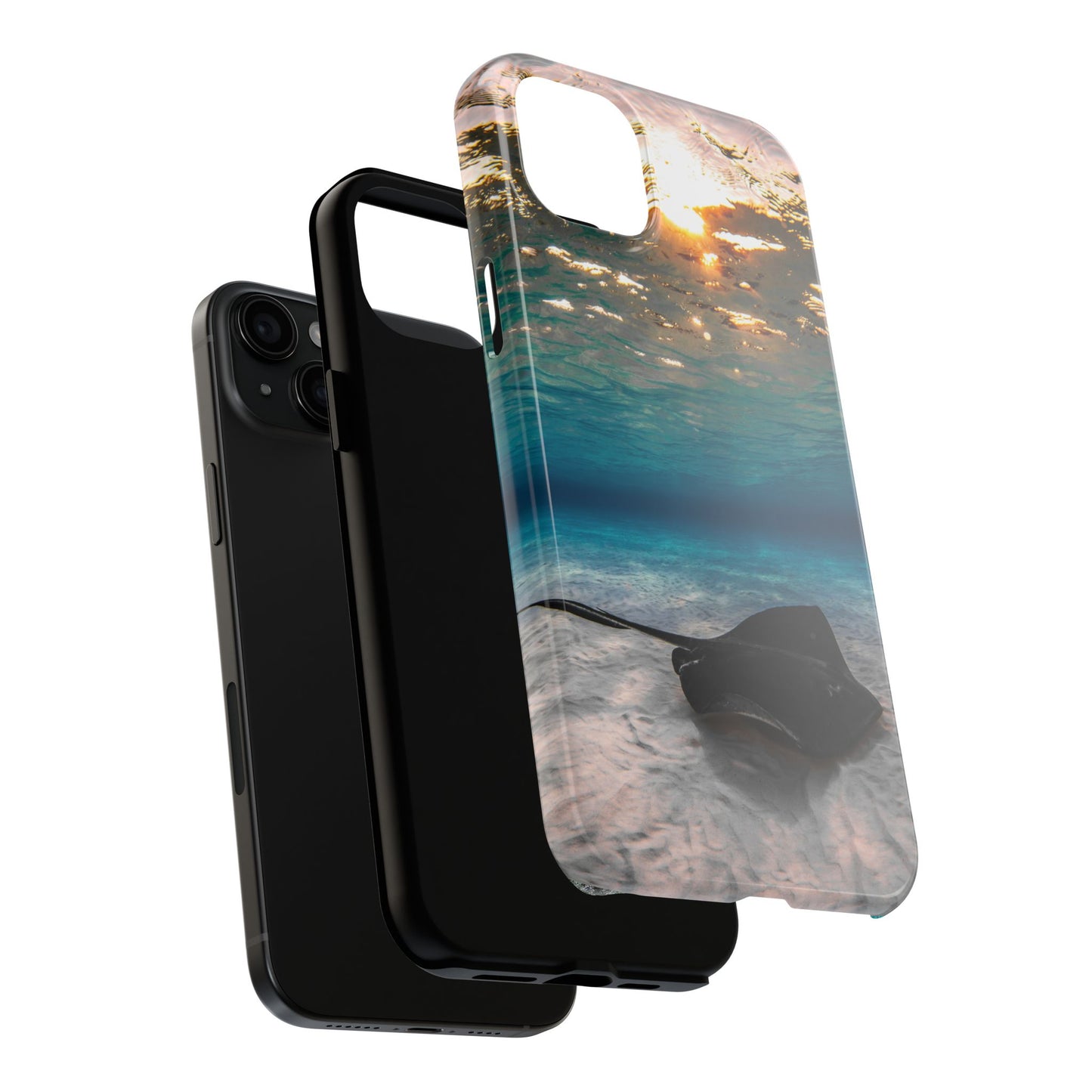 Tough Phone Cases - Stingray Sunrise