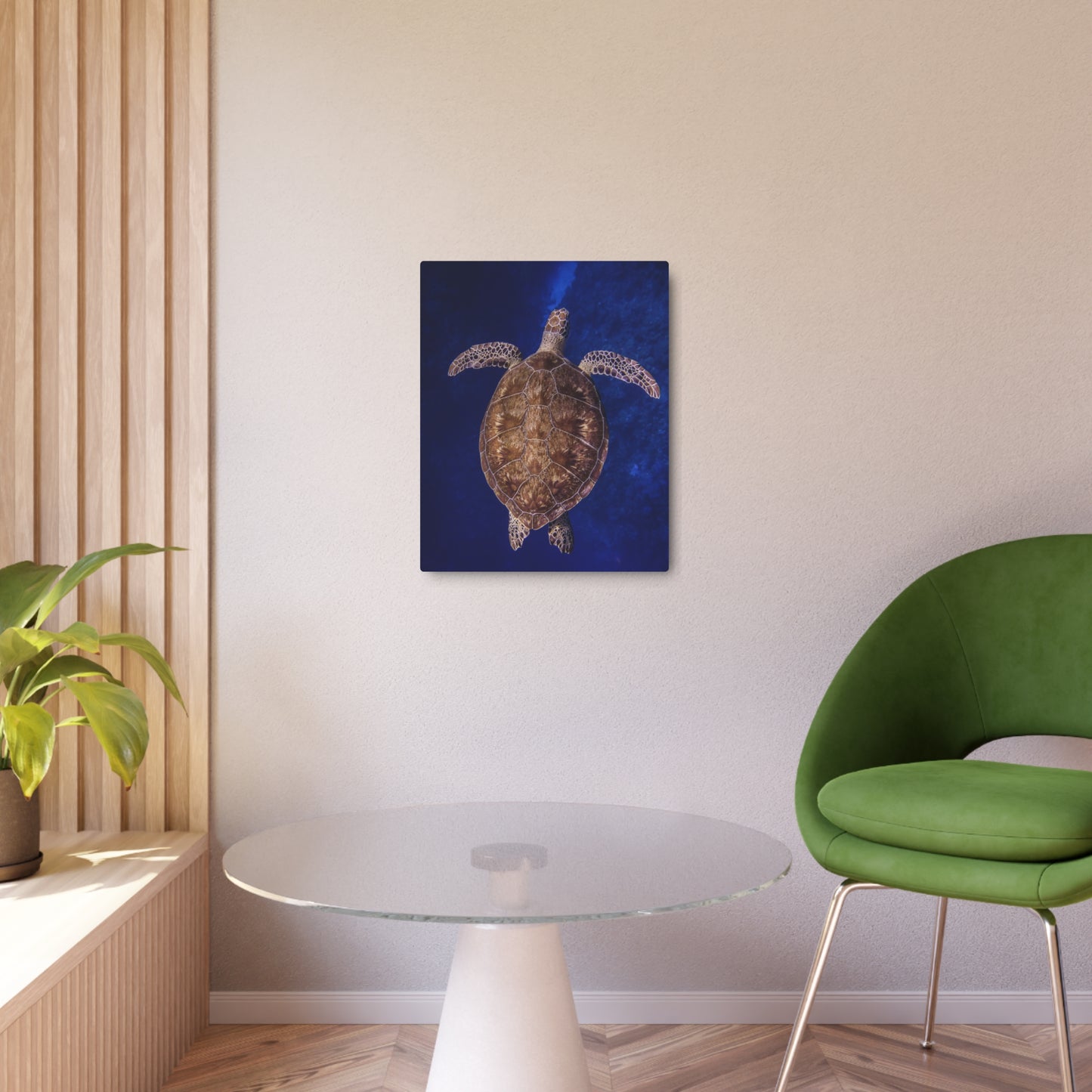 "Shiny Shell" Metal Print