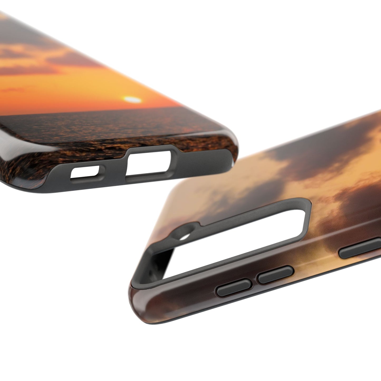 Tough Phone Cases - Orange Peel Sunset