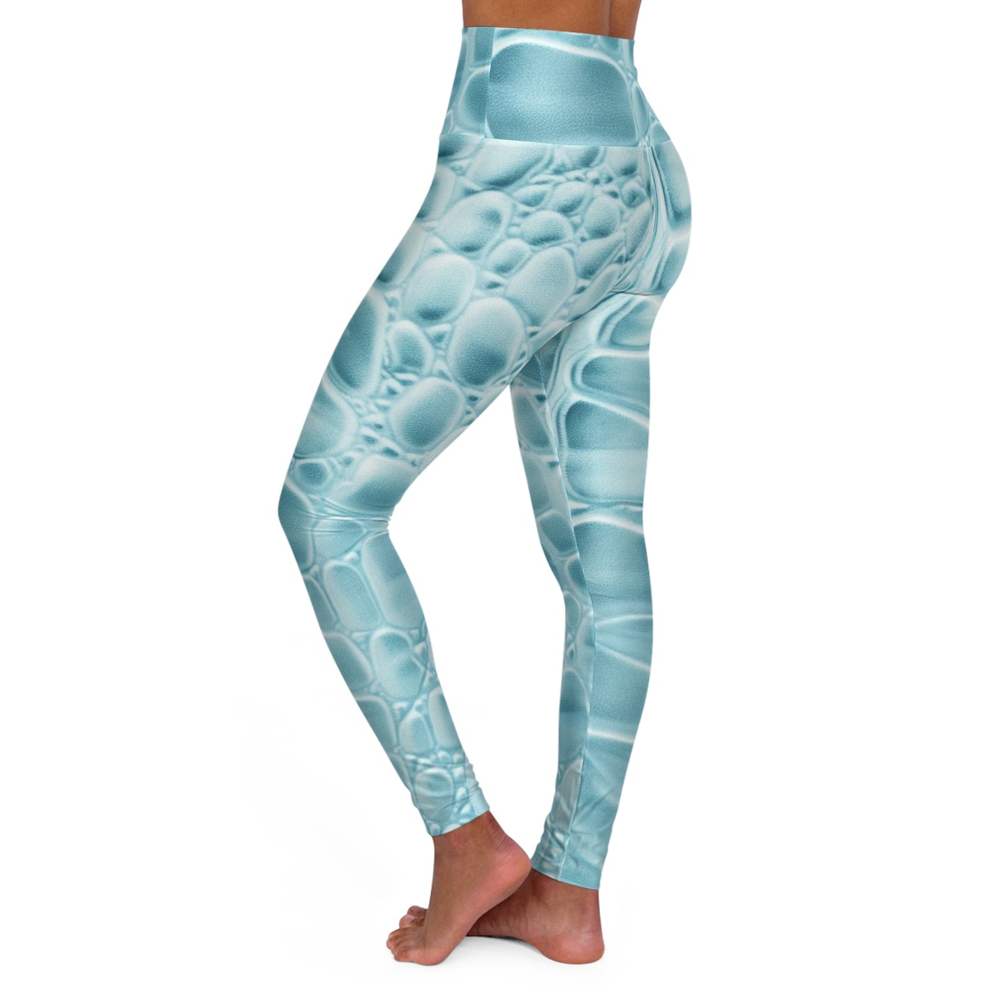 High Waisted Leggings - Scales