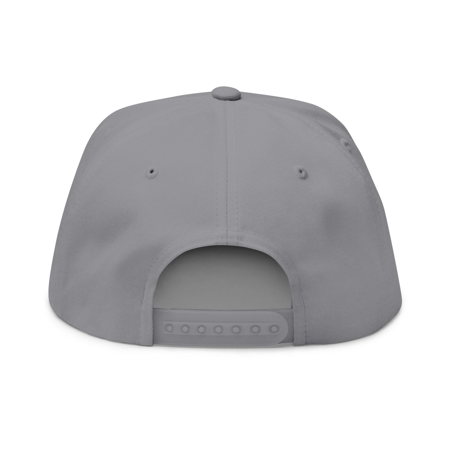 Camouflage Flat Bill Cap - Stylish Embroidered Snapback for Outdoor Adventures