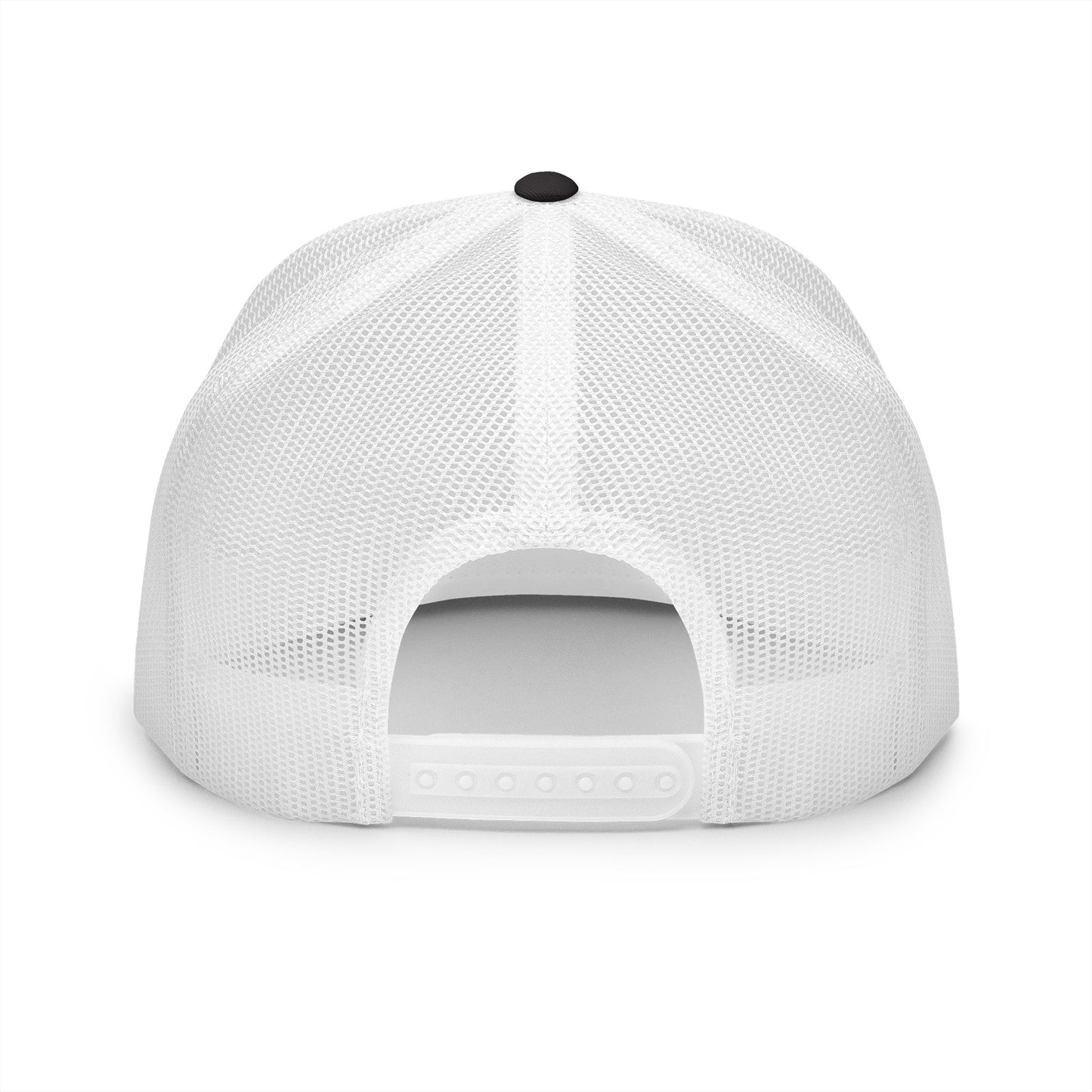 Copy of Copy of Embroidered 5 Panel Trucker Cap - Stylish Green & White Cap for Outdoor Fun