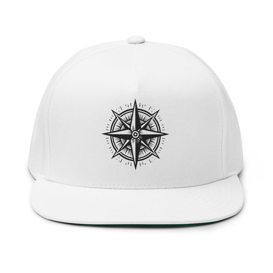 Copy of Camouflage Flat Bill Cap - Stylish Embroidered Snapback for Outdoor Adventures