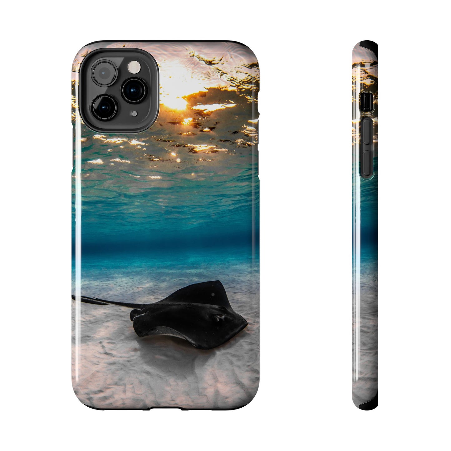 Tough Phone Cases - Stingray Sunrise
