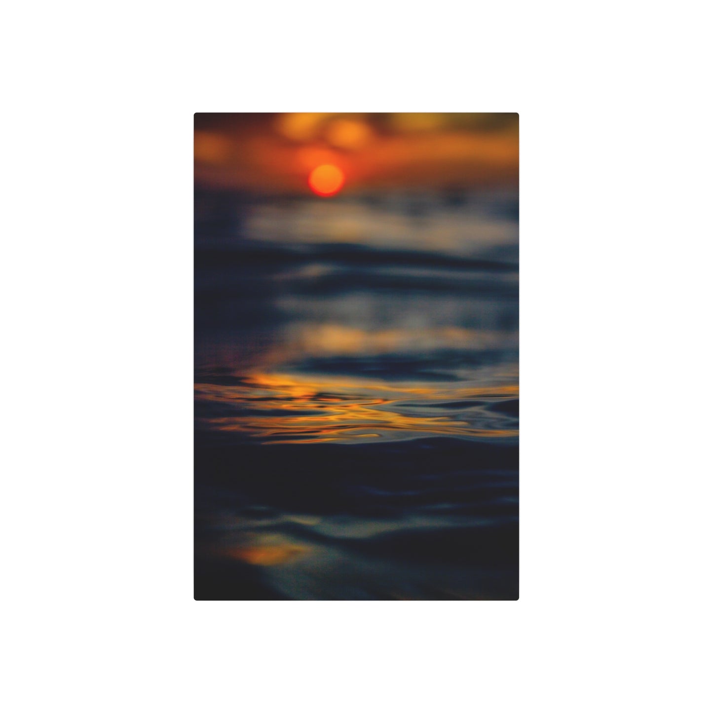 Acrylic Wall Art - Sunrise Ocean Water Textures