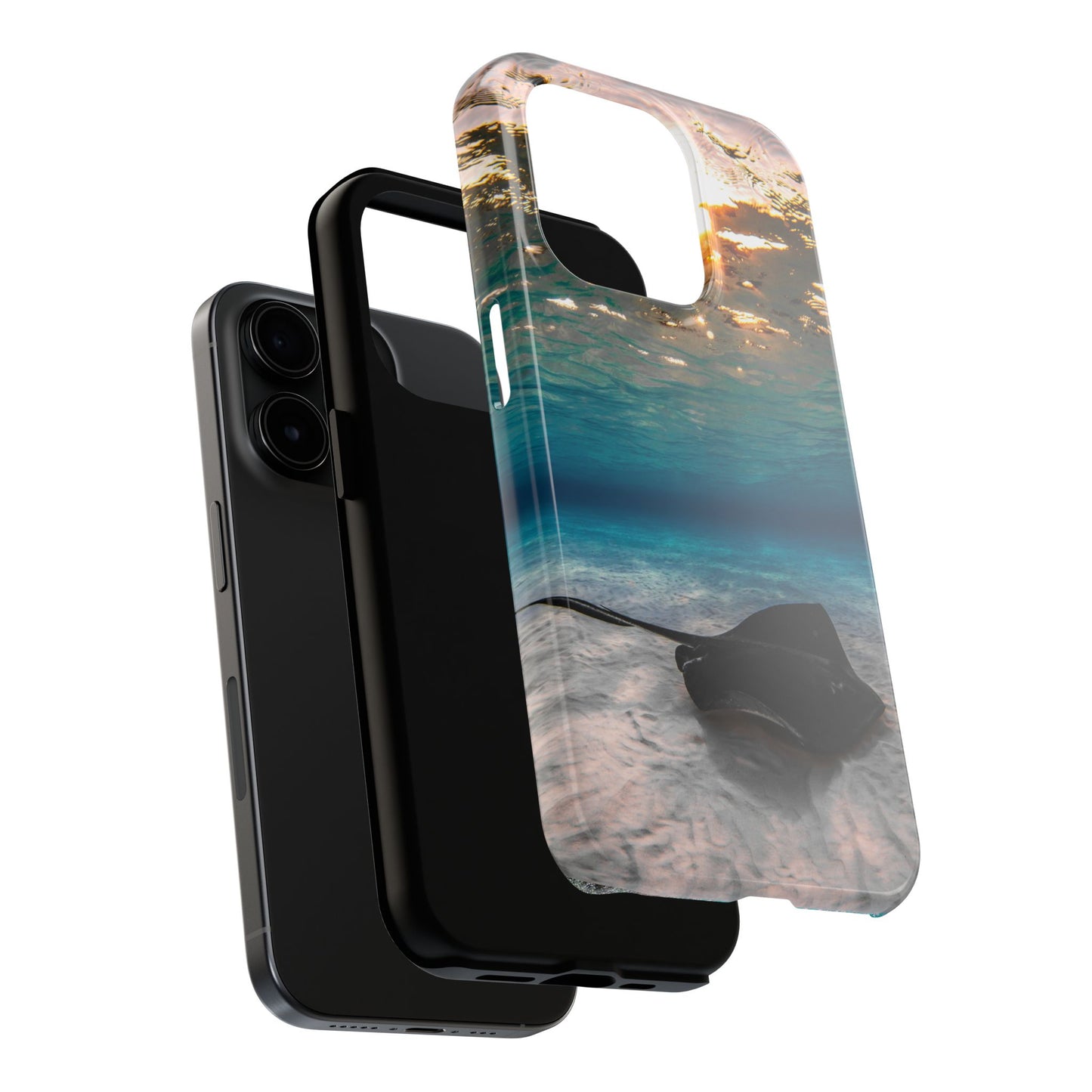 Tough Phone Cases - Stingray Sunrise