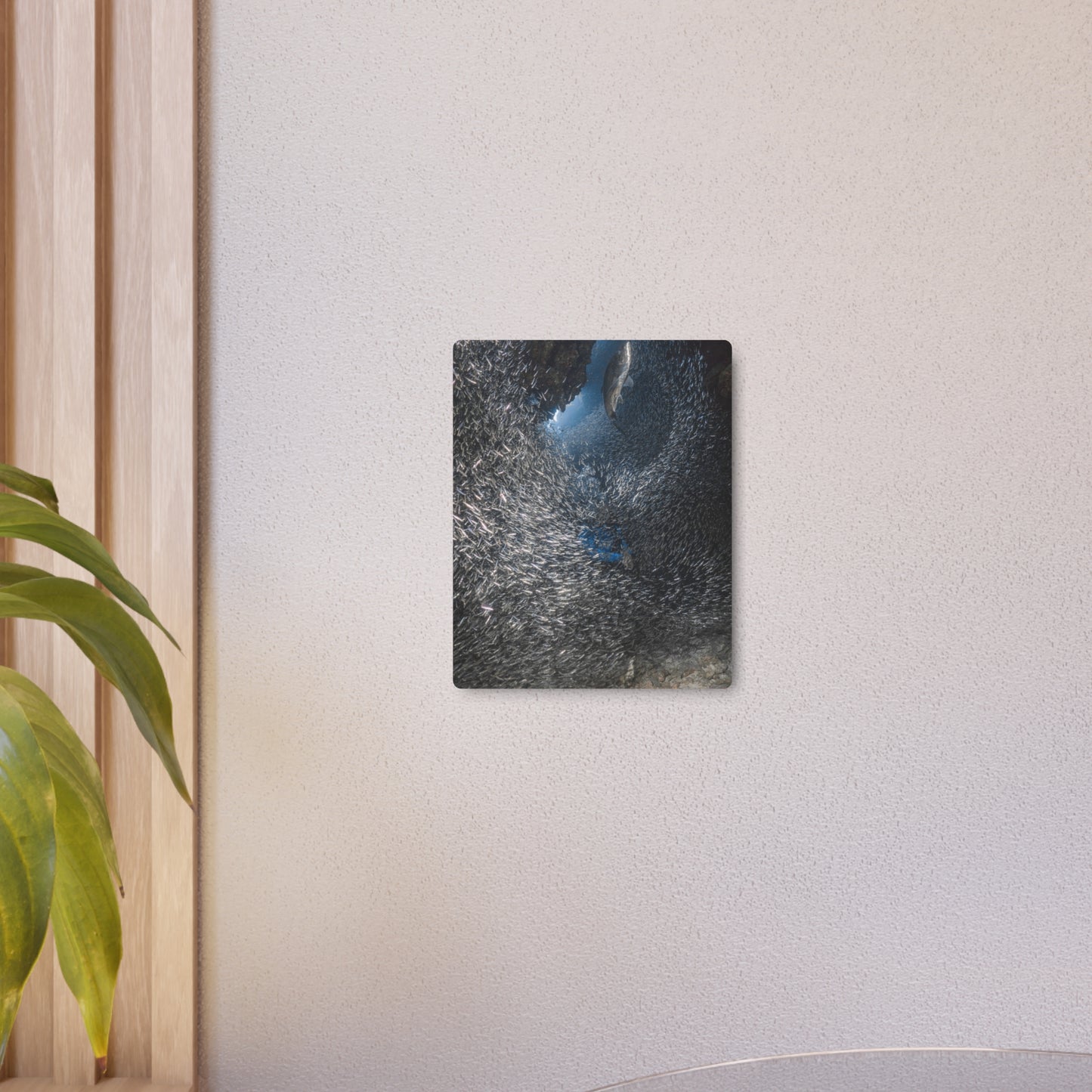 "Feeding" Metal Print