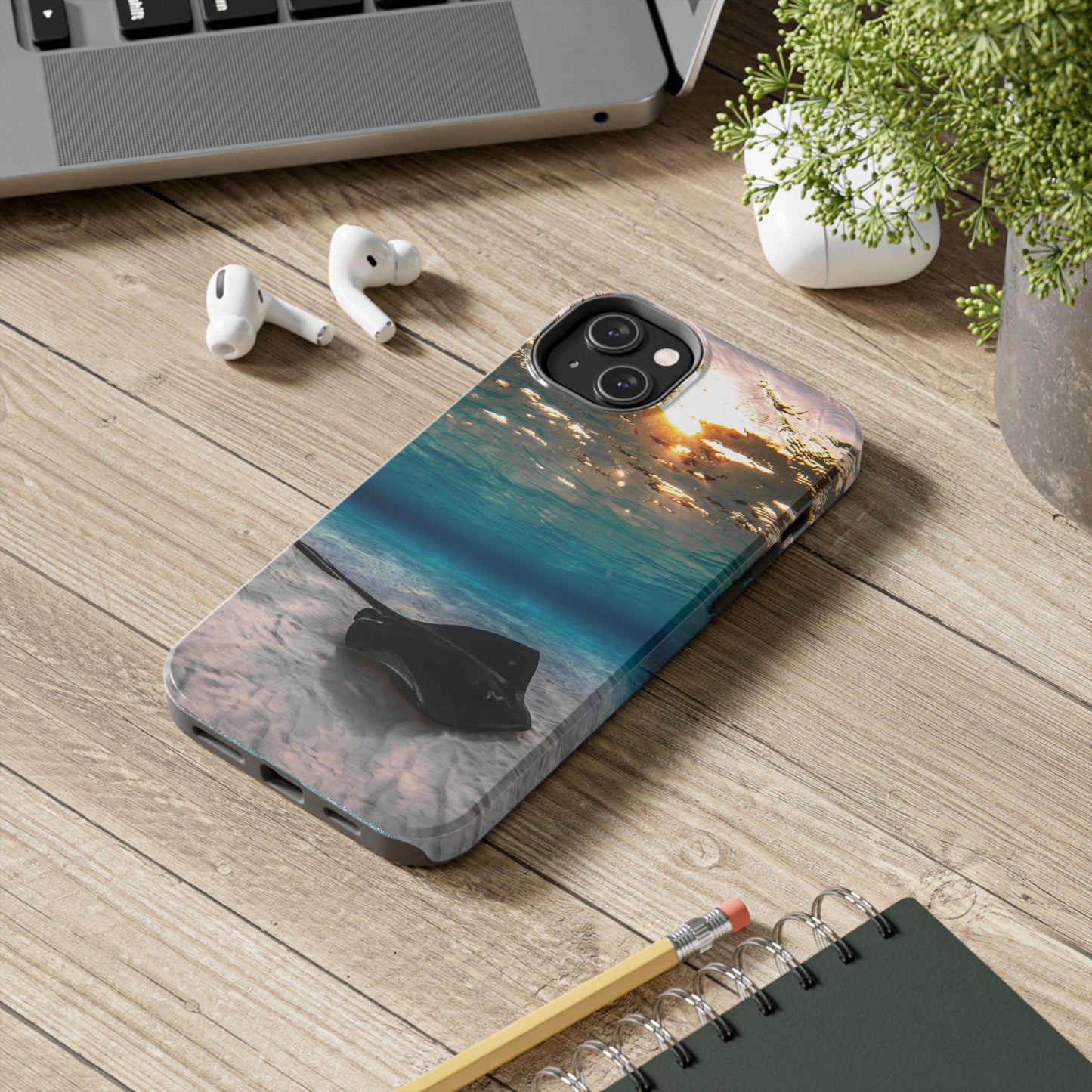 Tough Phone Cases - Stingray Sunrise