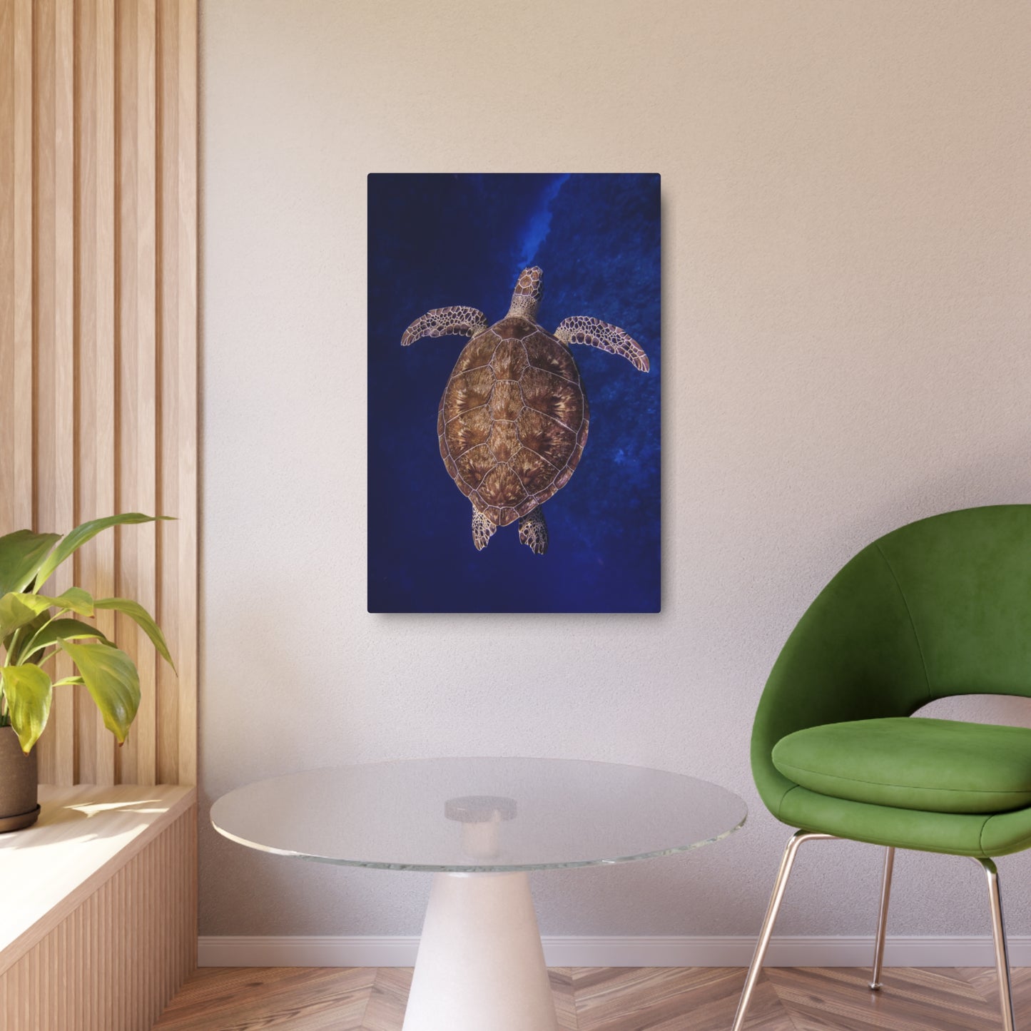 "Shiny Shell" Metal Print