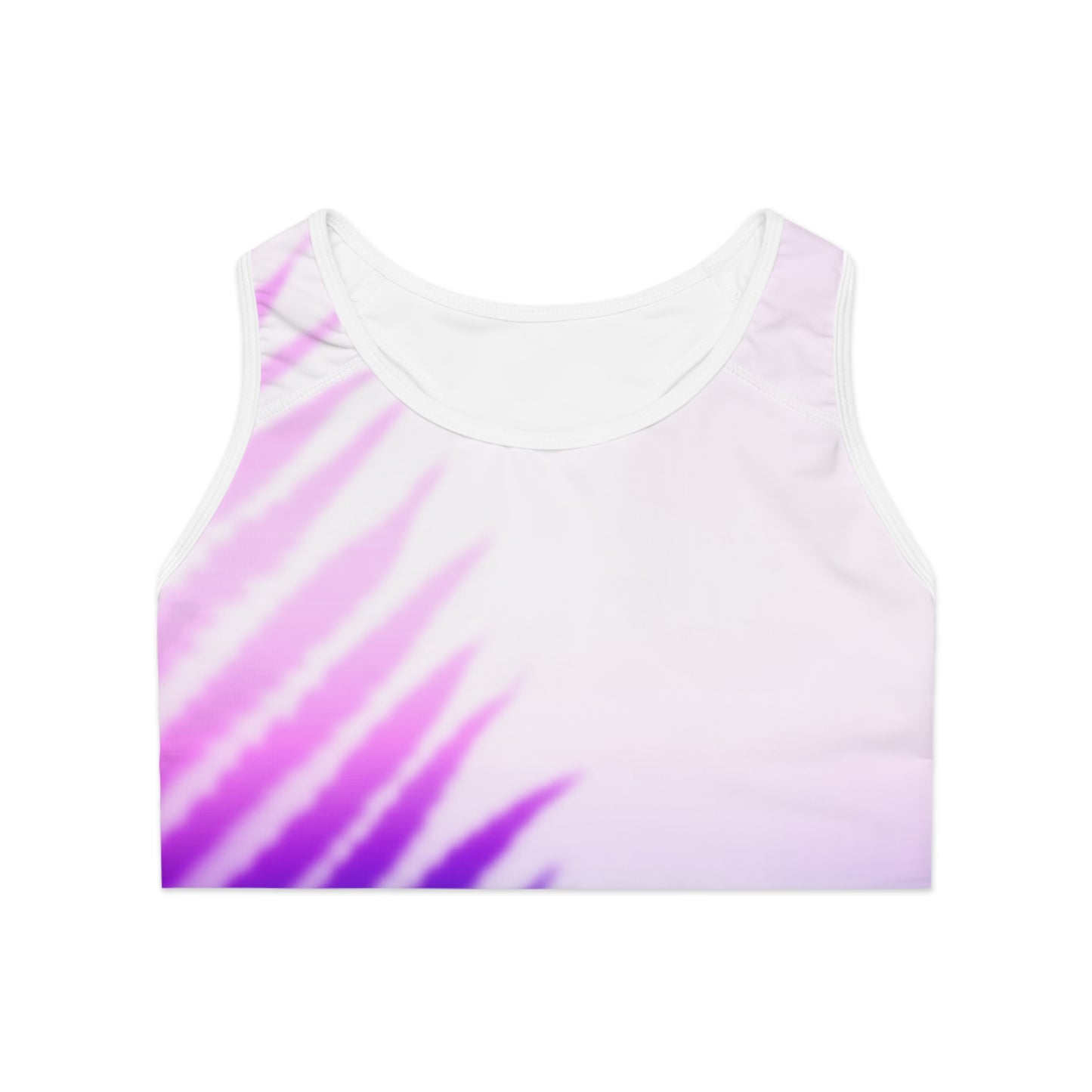 Sports Bra - Purple Palm