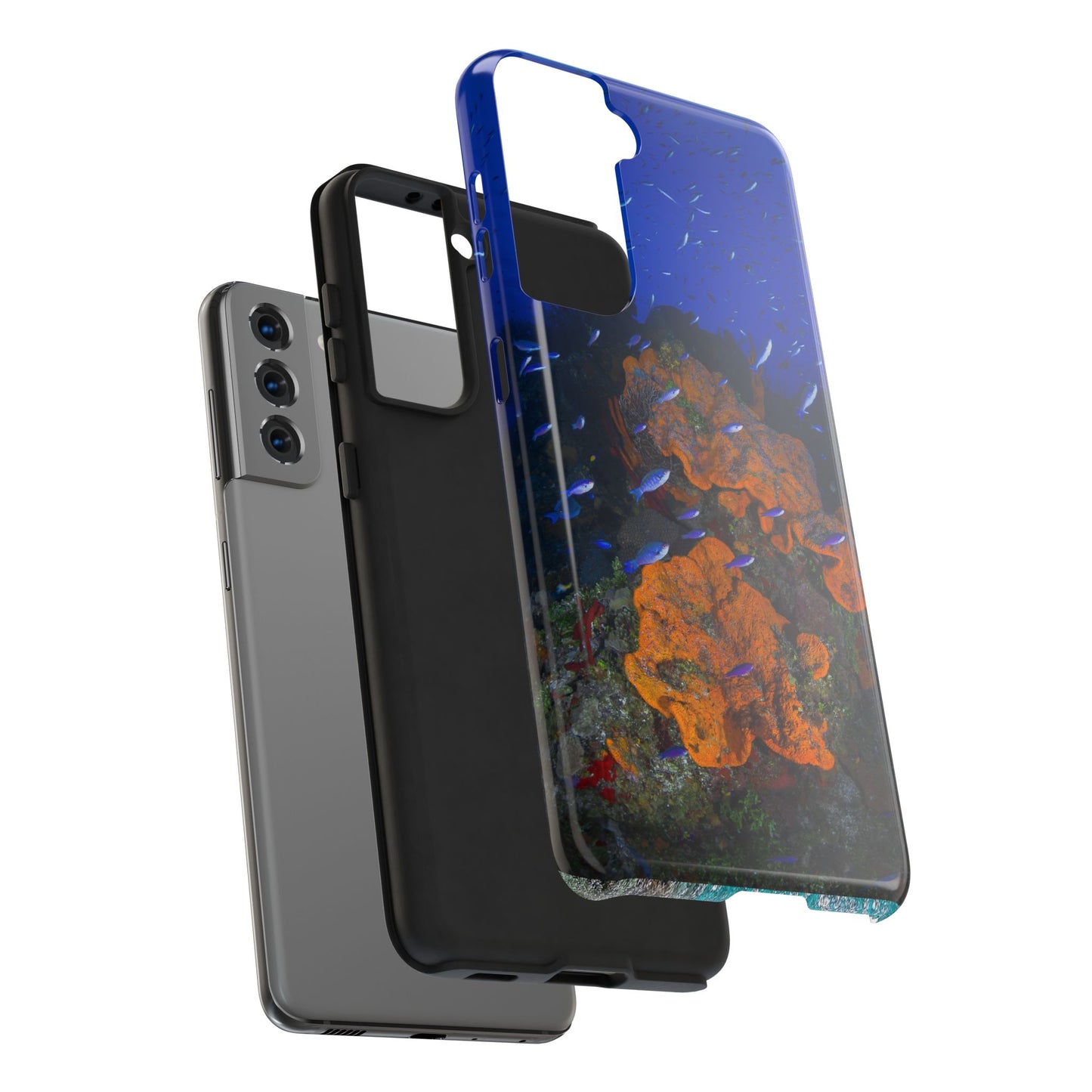 Tough Phone Cases - Colorful Coral