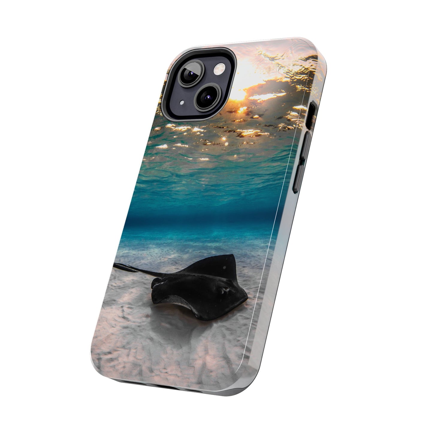 Tough Phone Cases - Stingray Sunrise