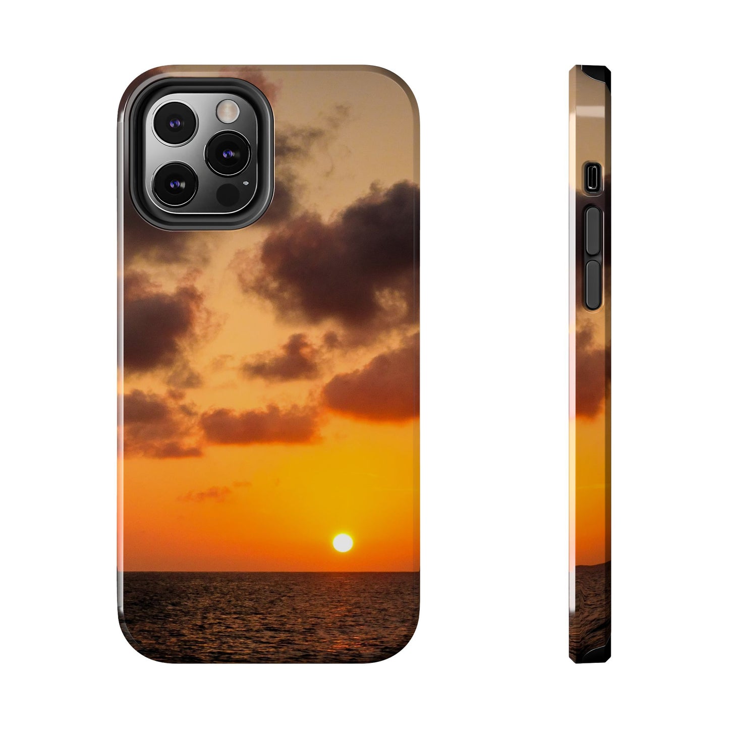 Tough Phone Cases - Orange Peel Sunset
