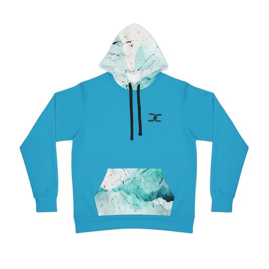 Hoodie | Turq & Caribbean Time Accents | Branded