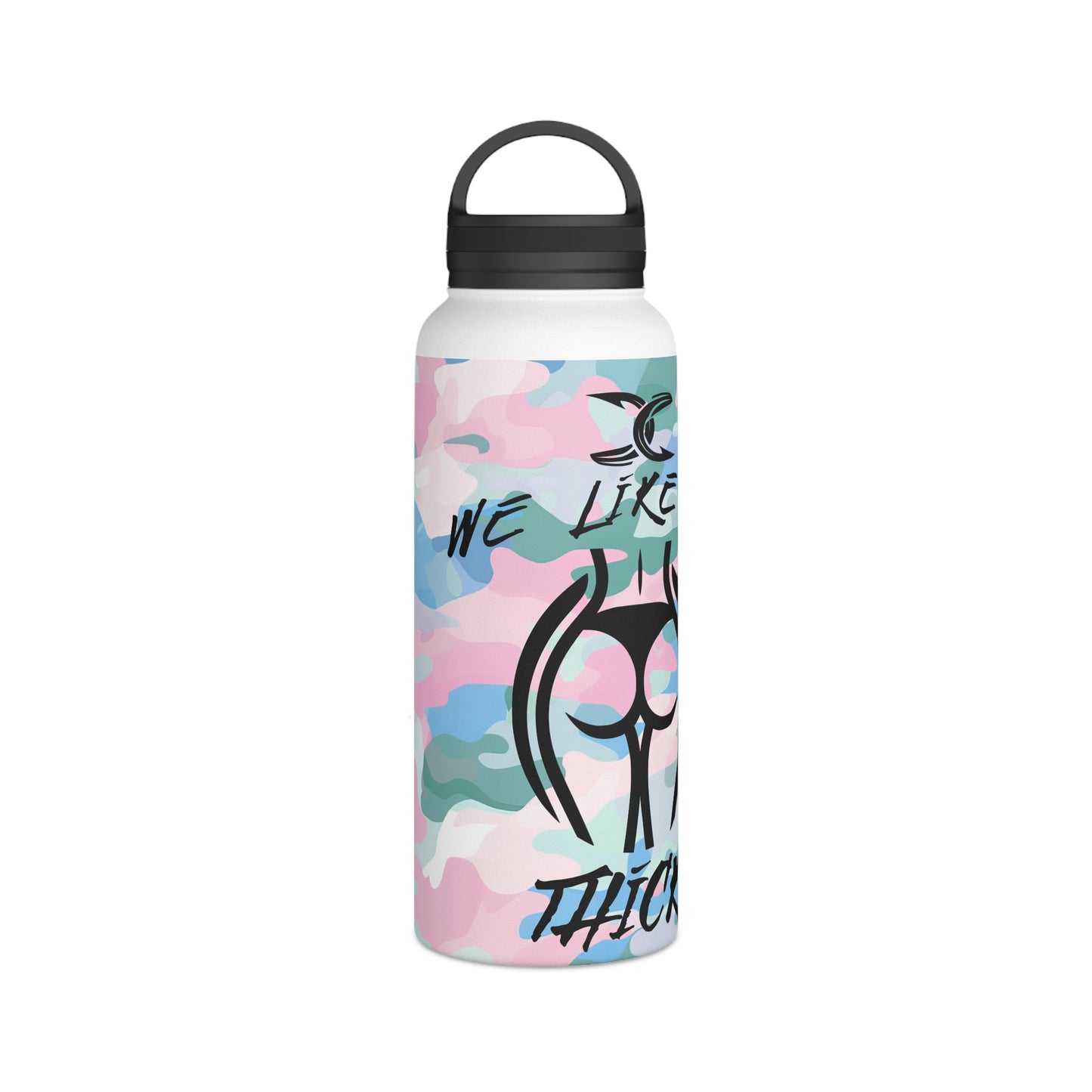 Copy of Colorful Marble Stainless Steel Water Bottle with Handle Lid