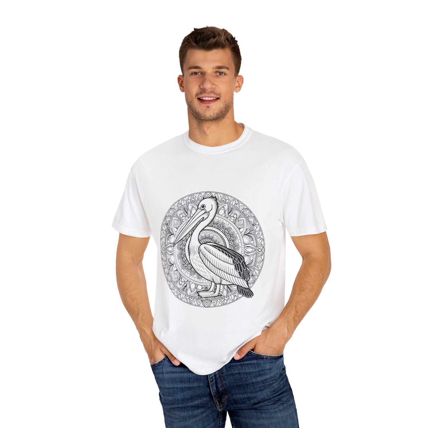 T-Shirt | Tribal Pelican | Stylish Island Vibe