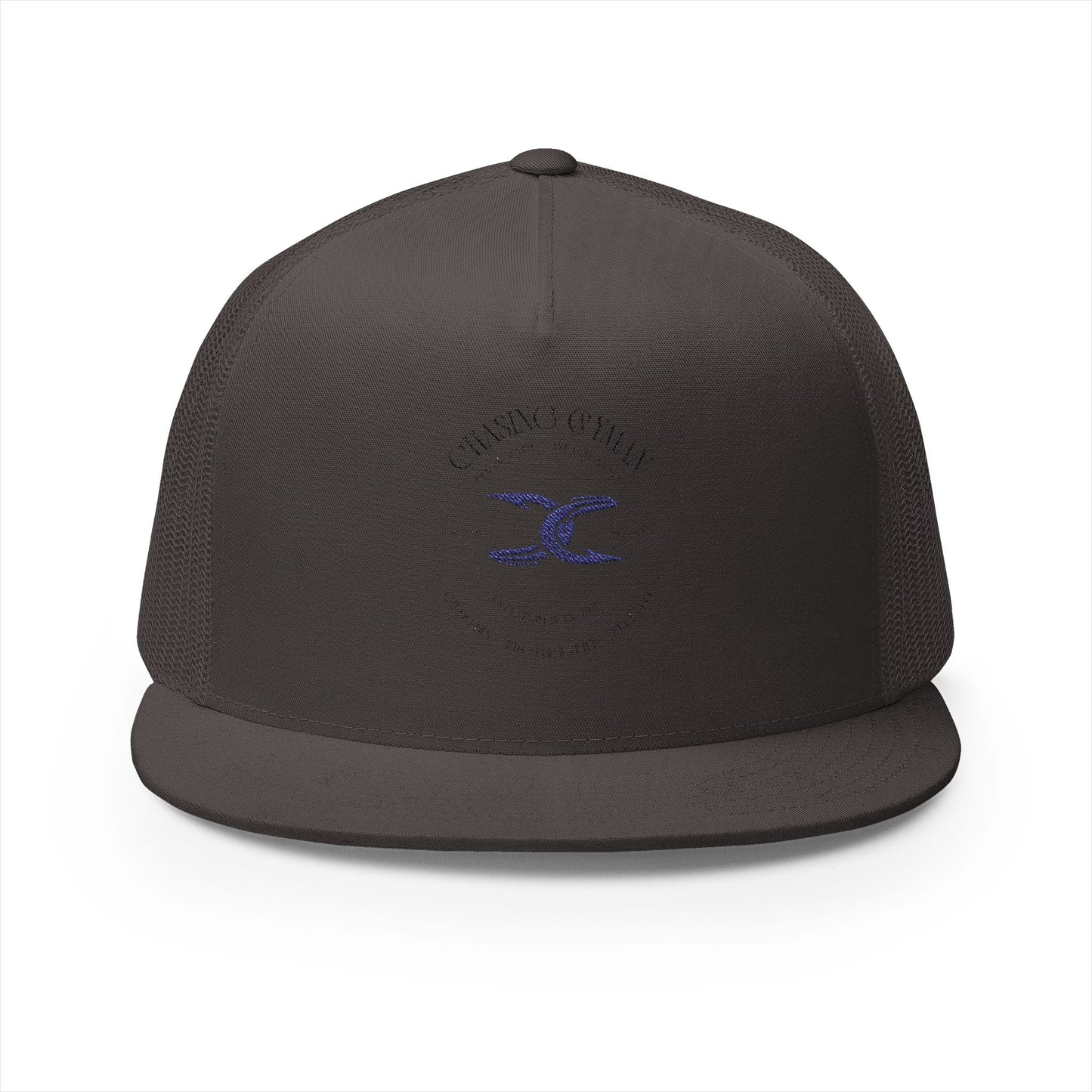 Copy of Copy of Embroidered 5 Panel Trucker Cap - Stylish Green & White Cap for Outdoor Fun