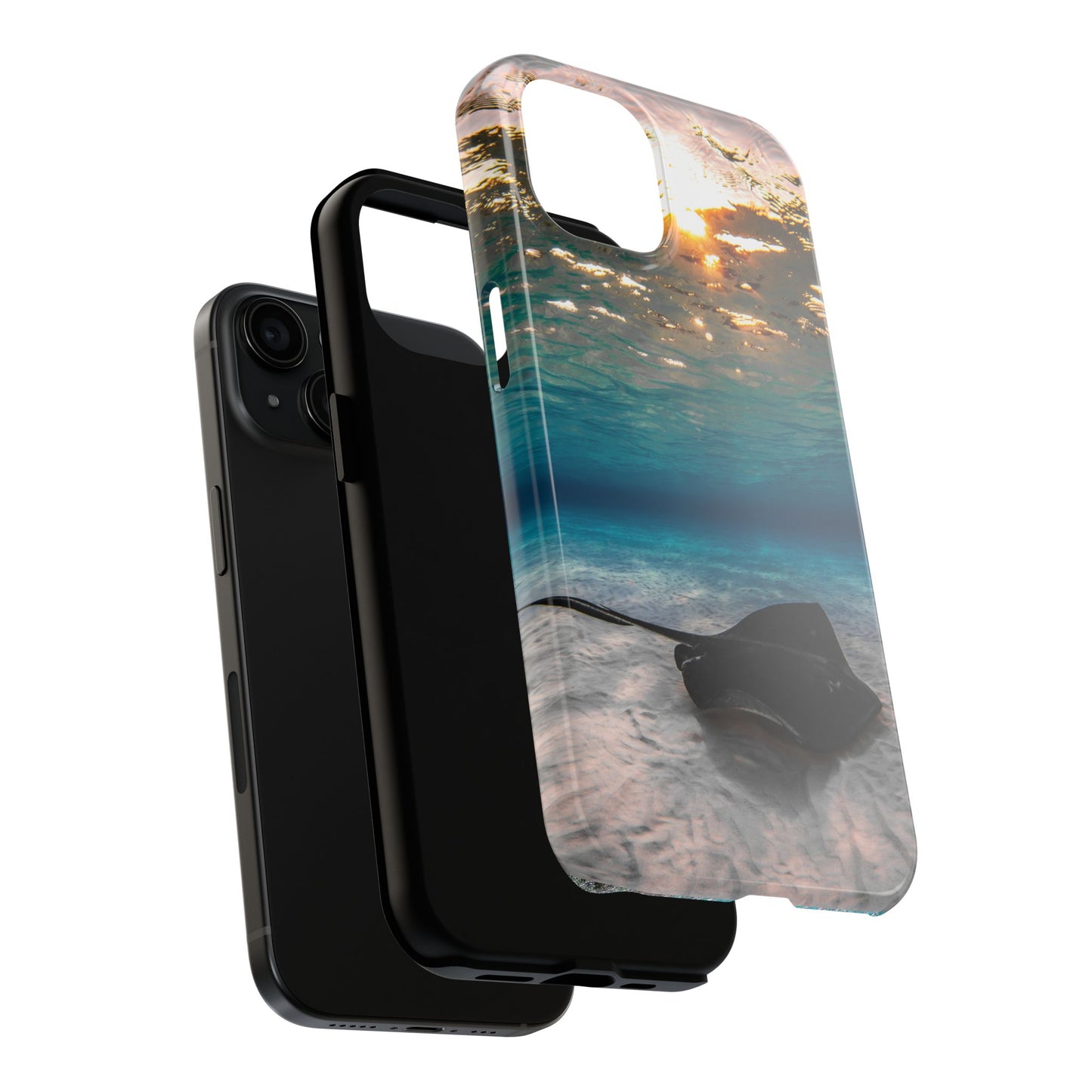 Tough Phone Cases - Stingray Sunrise