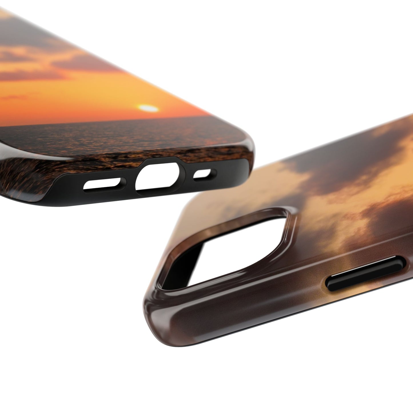 Tough Phone Cases - Orange Peel Sunset