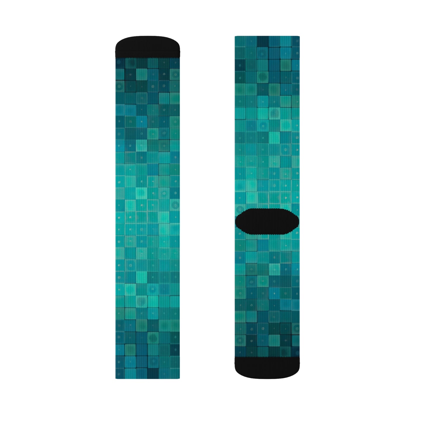 Socks - Tiled Turq