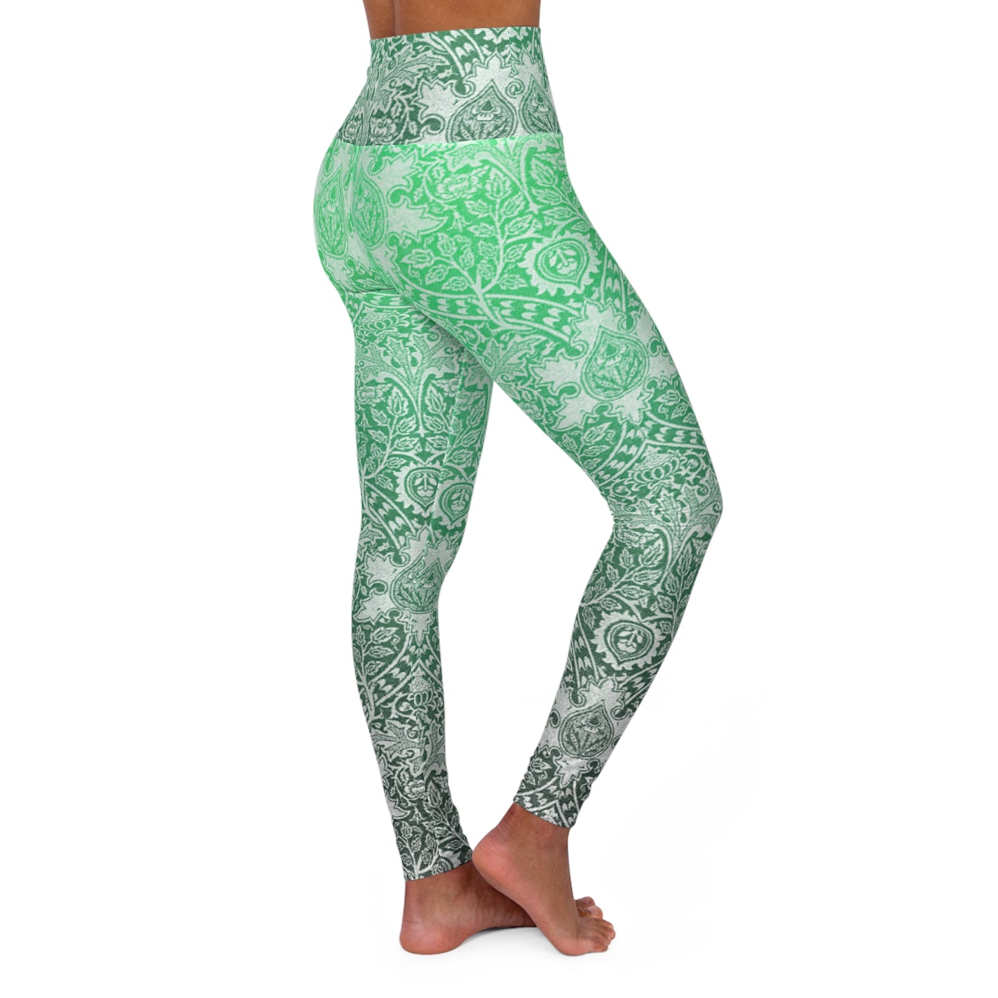 High Waisted Leggings - Peppermint