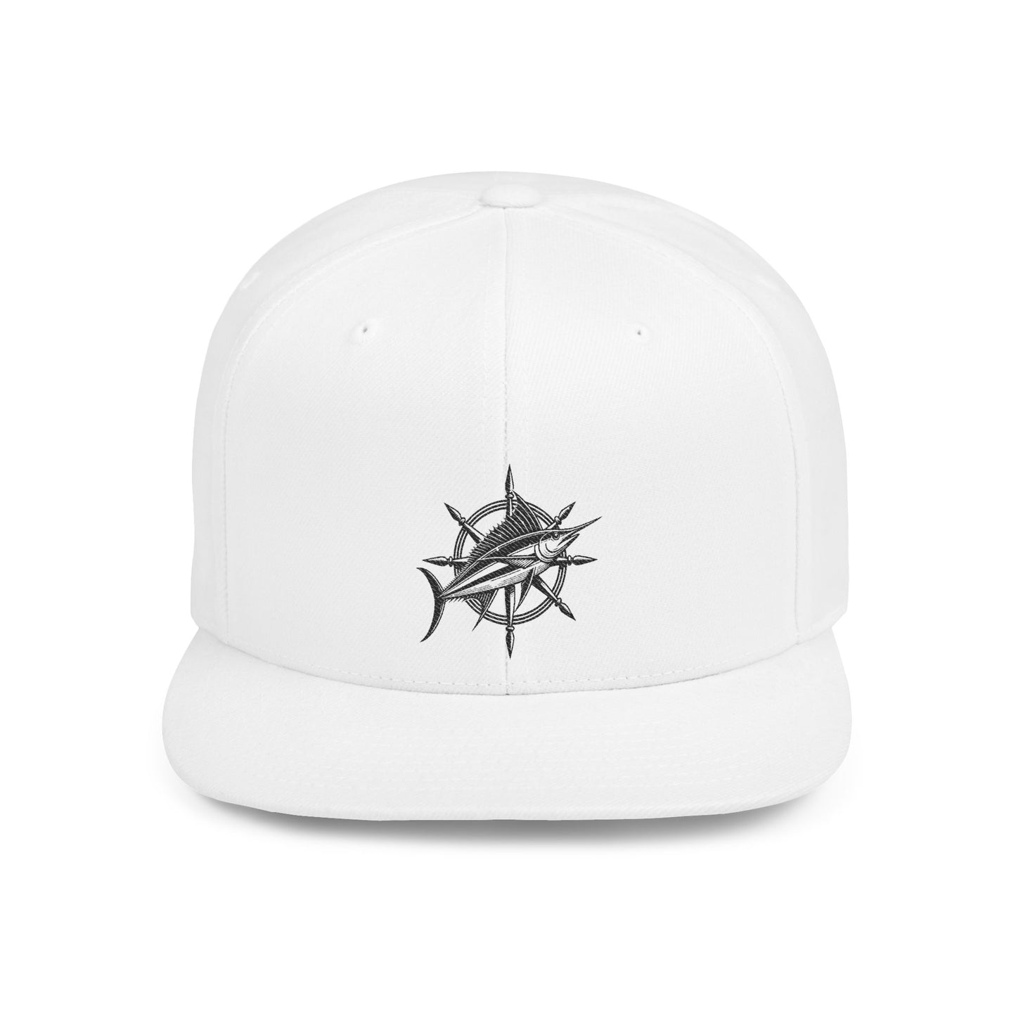 Flat Bill Snapback - Marlin Searcher