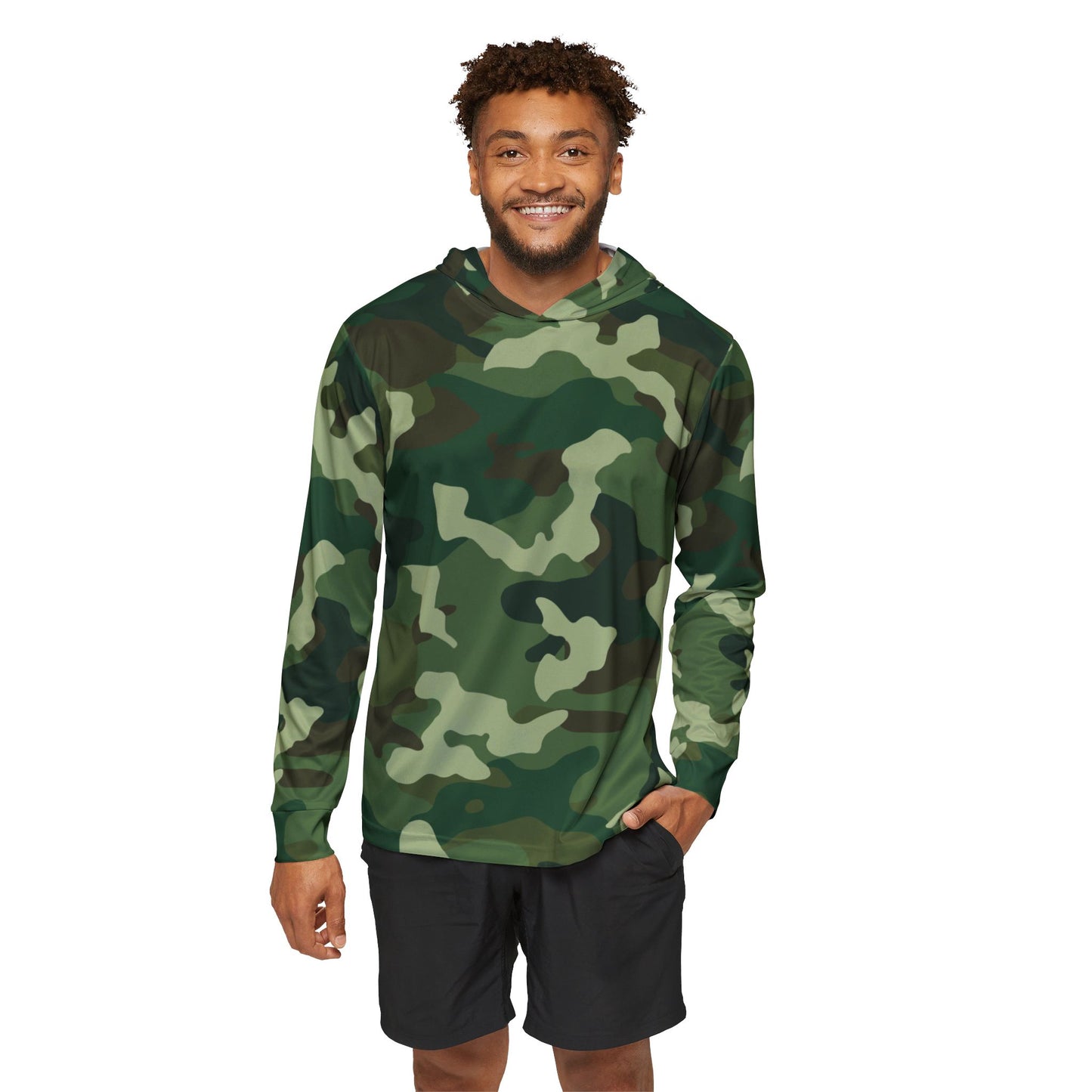 Outdoor Apparel - Hooded Long Sleeve - Mean Green