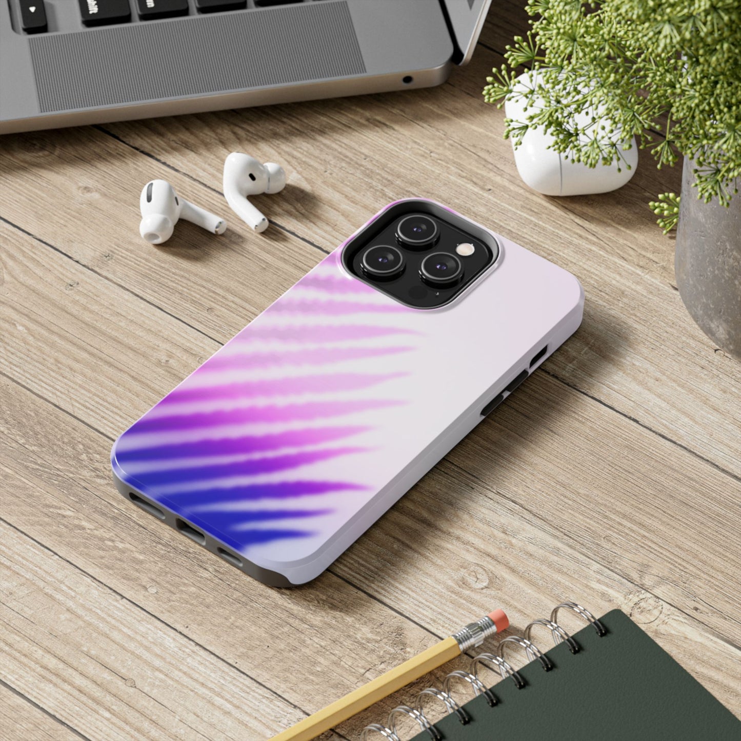 Tough Phone Cases - Purple Palm