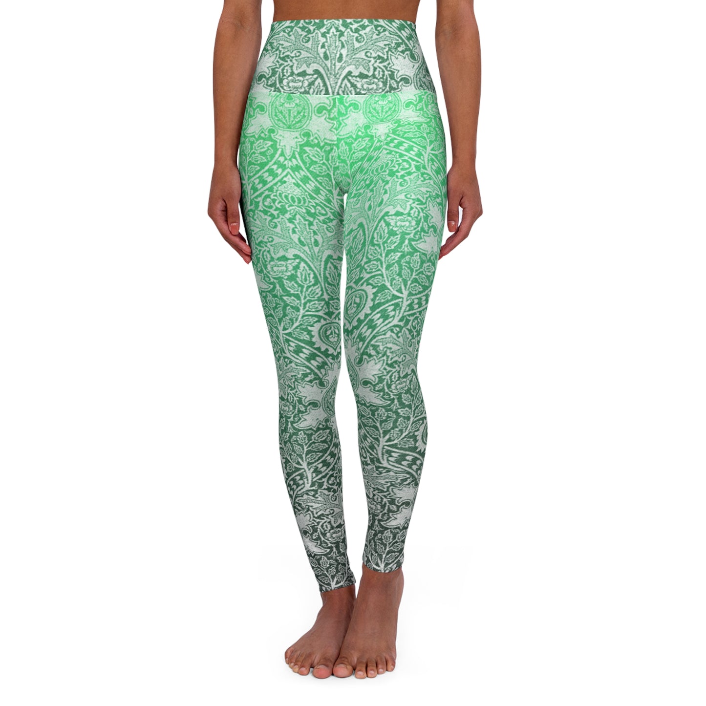High Waisted Leggings - Peppermint