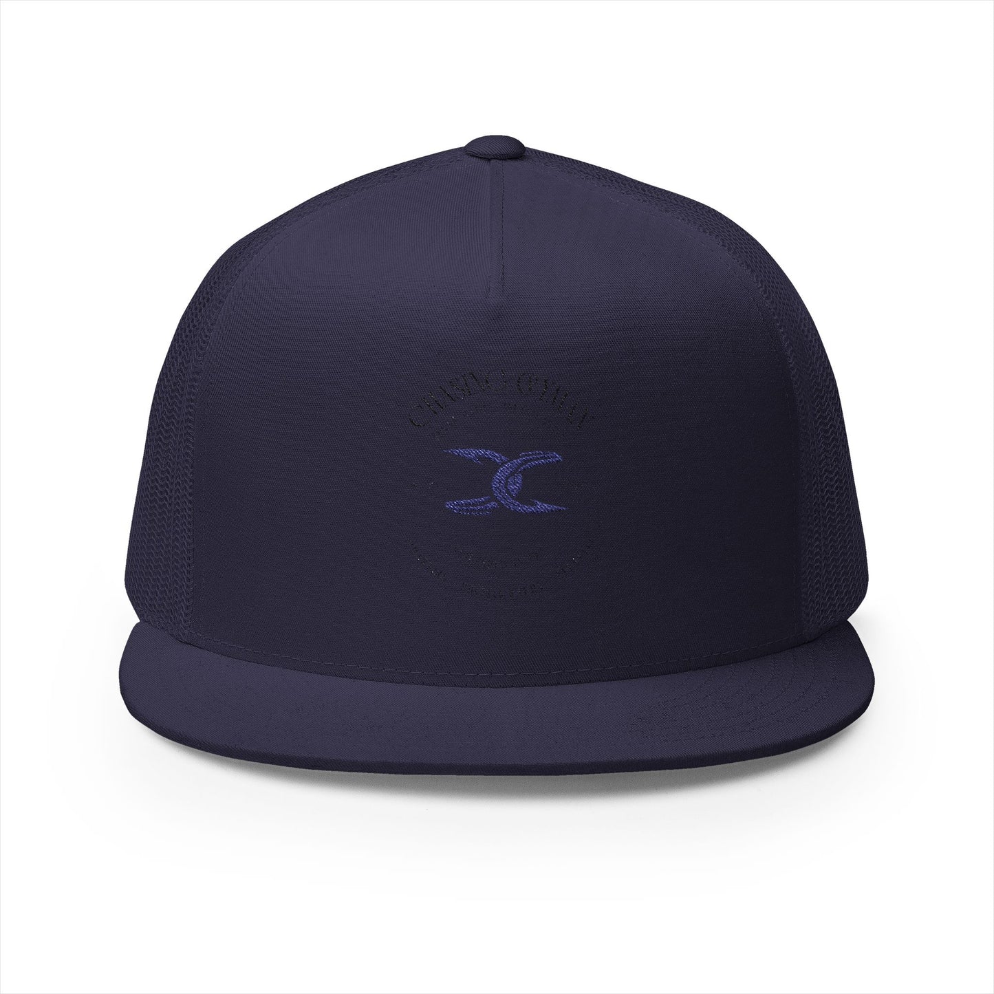 Copy of Copy of Embroidered 5 Panel Trucker Cap - Stylish Green & White Cap for Outdoor Fun