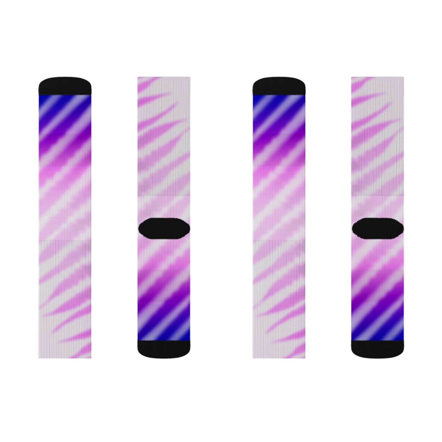 Socks - Purple Palm