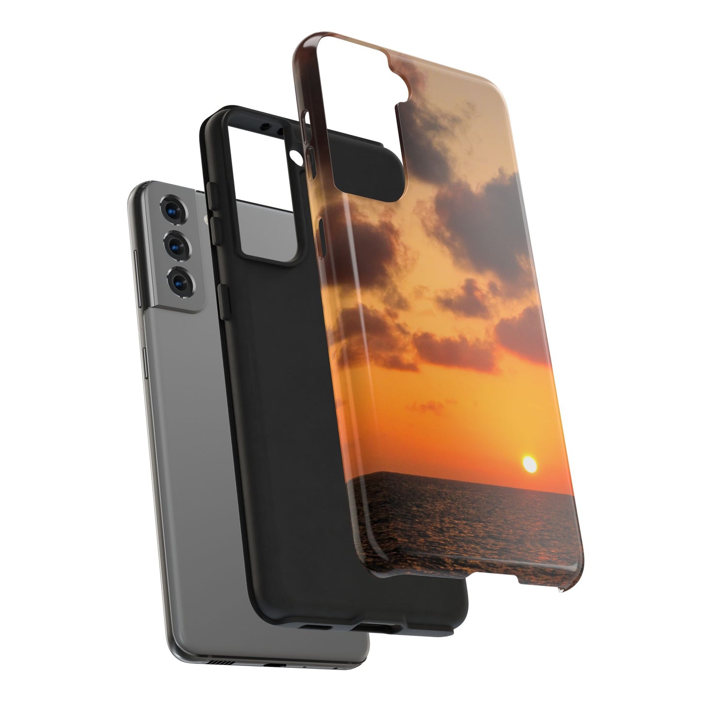 Tough Phone Cases - Orange Peel Sunset