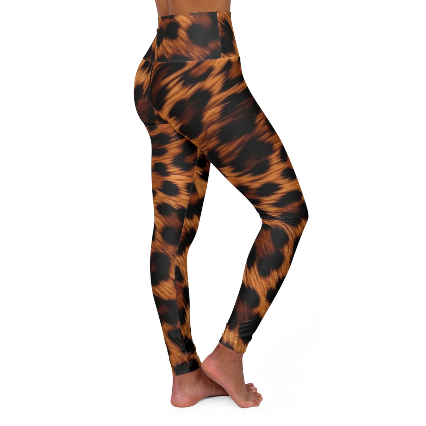 High Waisted Leggings - Kitty Cat