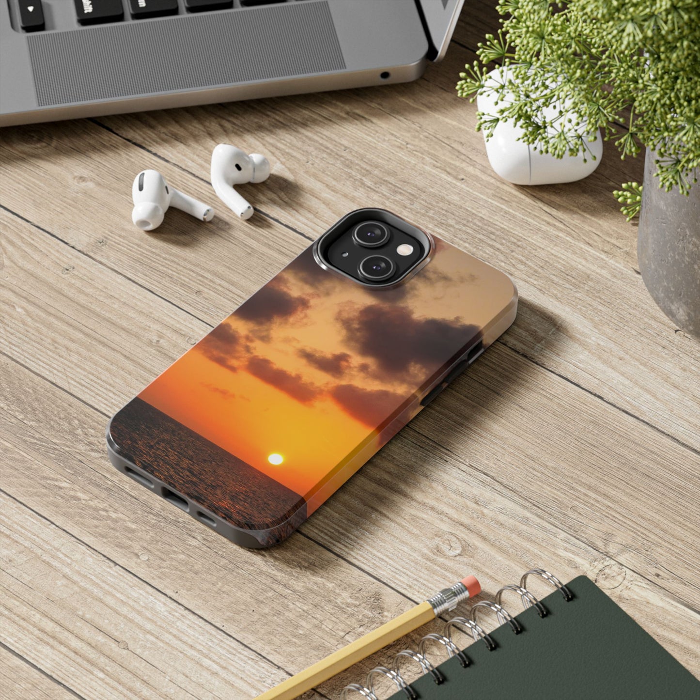 Tough Phone Cases - Orange Peel Sunset