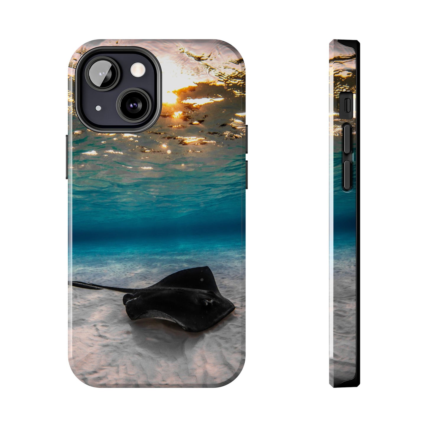 Tough Phone Cases - Stingray Sunrise
