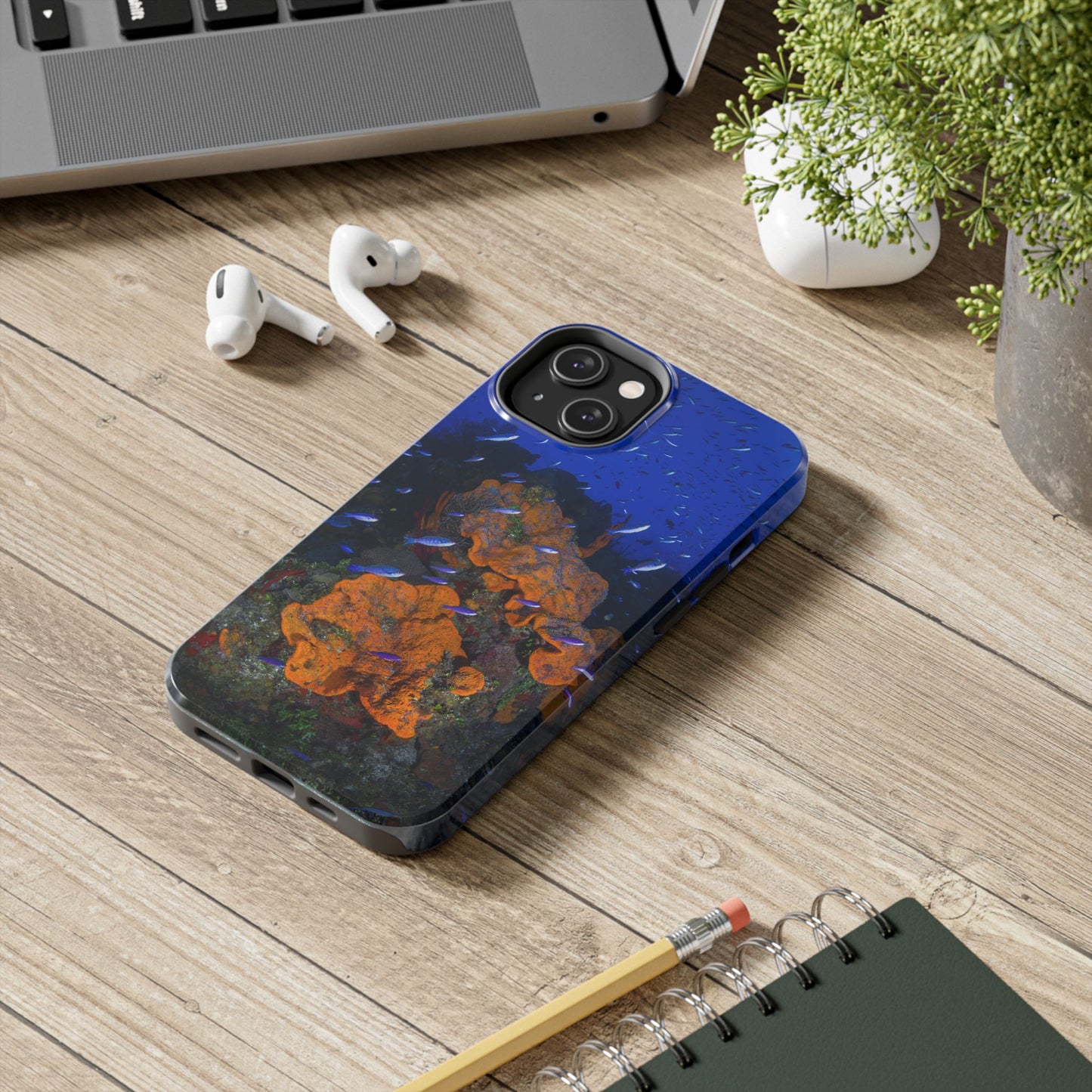 Tough Phone Cases - Colorful Coral