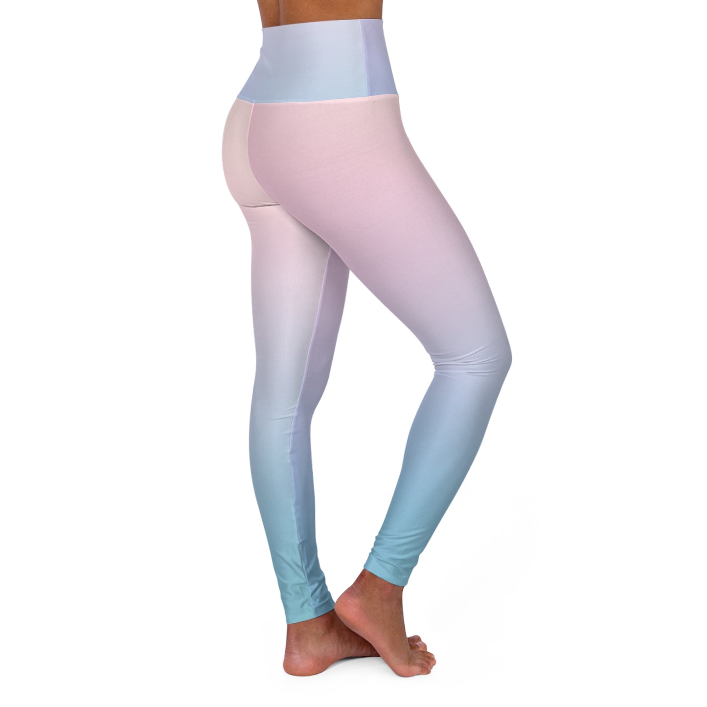 High Waisted Leggings - Cotton Candy